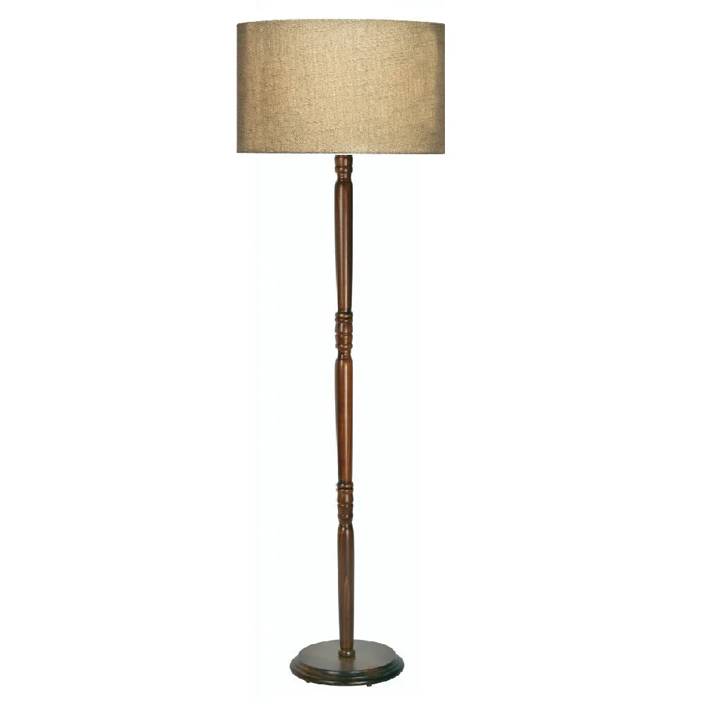 12" Calico Beige Linen Vintage Easy Fit Drum Pendant Shade 30cm - Image 4