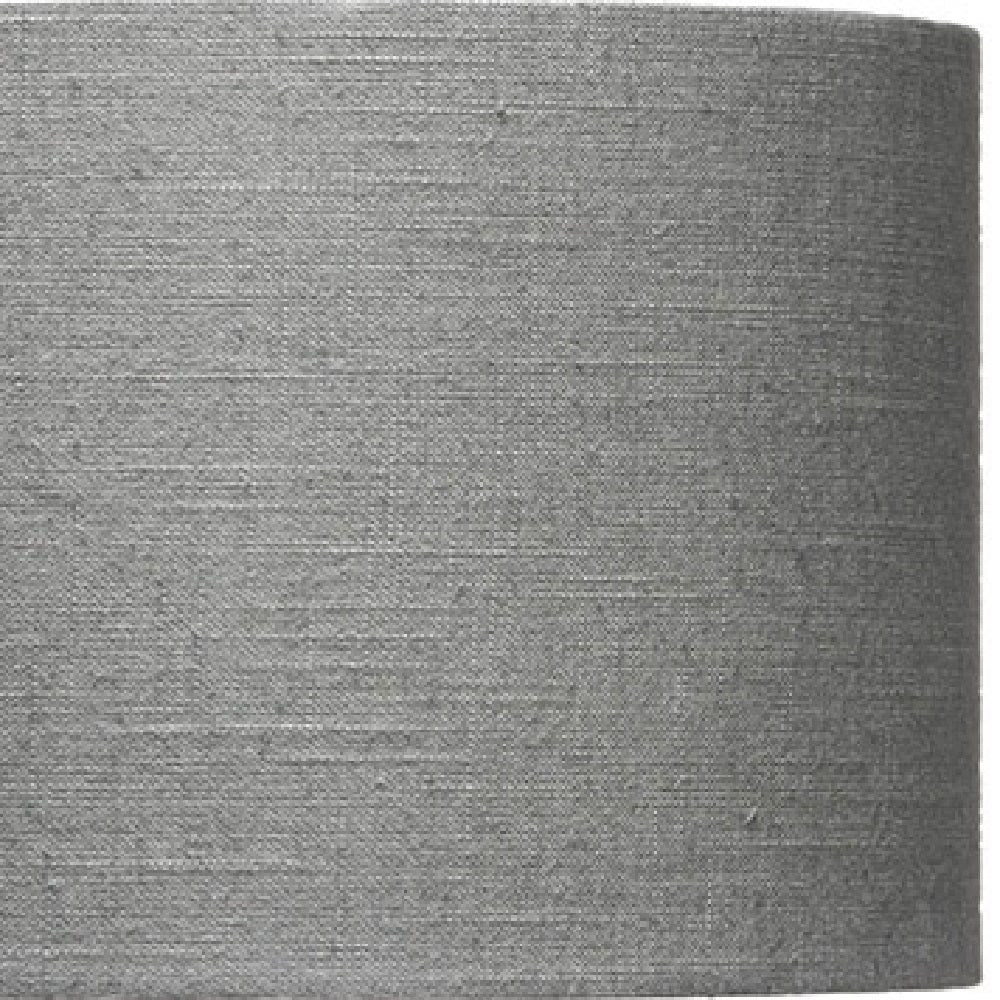 12" Earl Grey Linen Vintage Easy Fit Drum Pendant Shade 30cm - Image 2