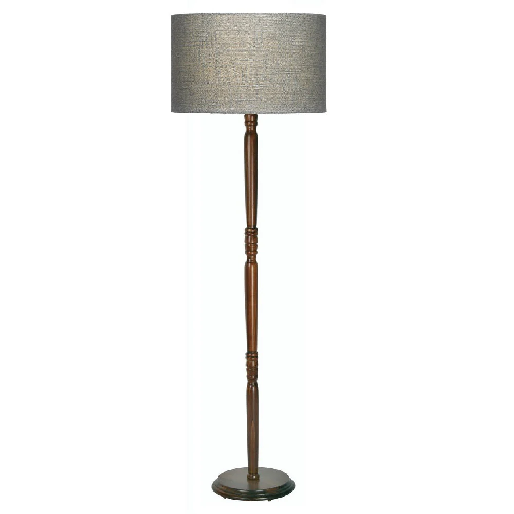12" Earl Grey Linen Vintage Easy Fit Drum Pendant Shade 30cm - Image 4