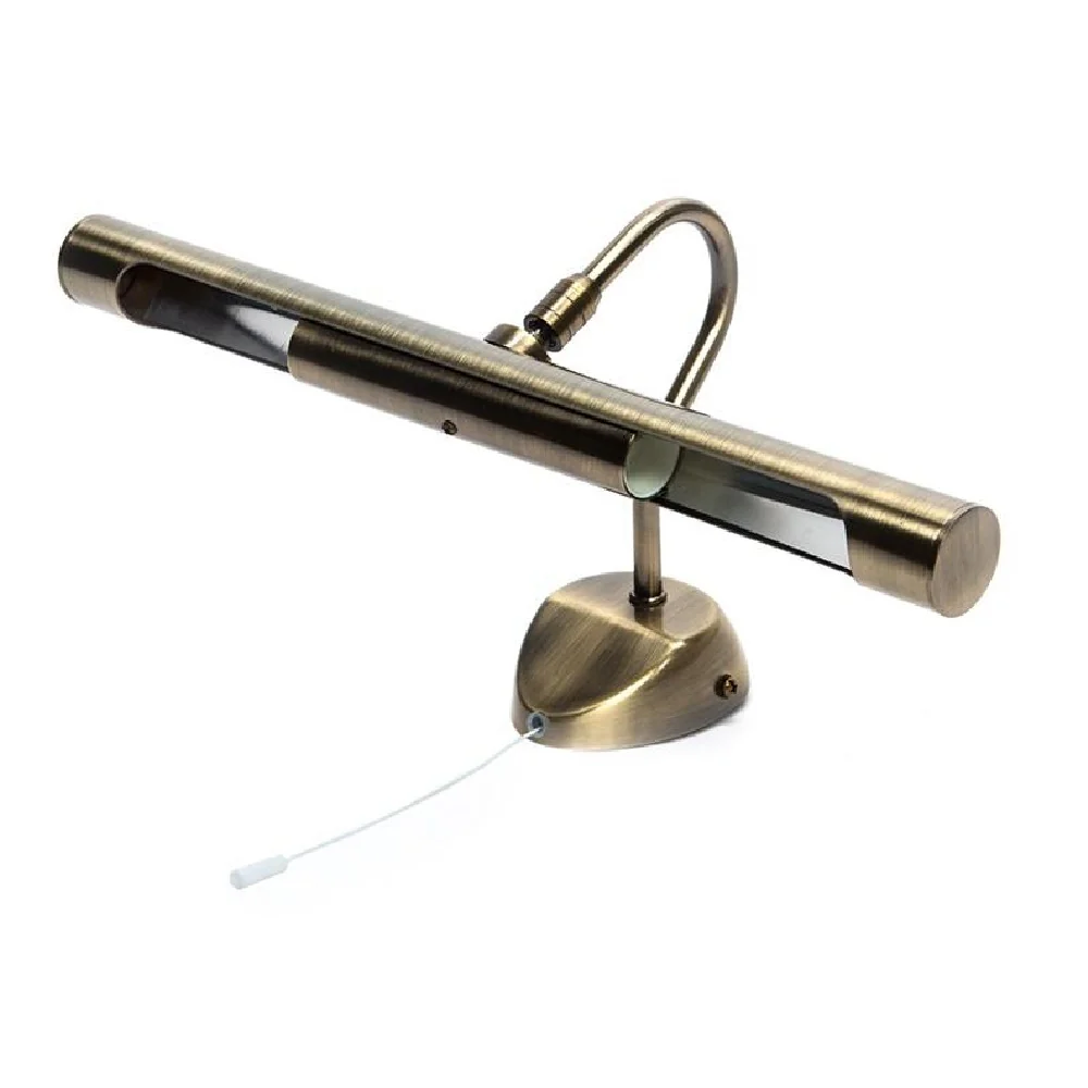 Antique Brass 2 Lamp Traditional Switched Adjustable Picture Light 360mm - Image 3