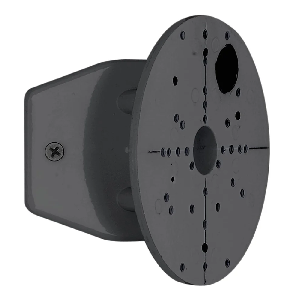 Black Steel Corner Mounting Universal Bracket for Outdoor Lighting