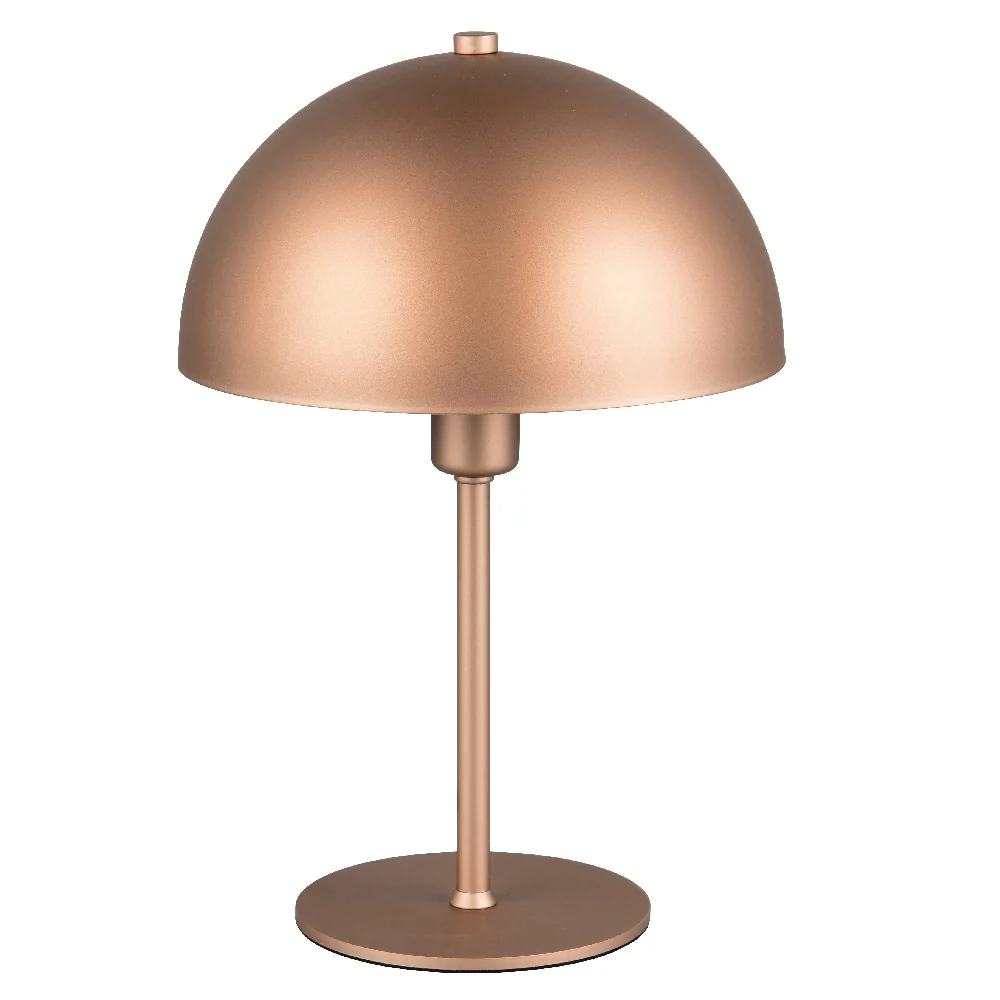 Matt Copper Dome Metal Modern Table Desk Lamp 30cm - Image 3
