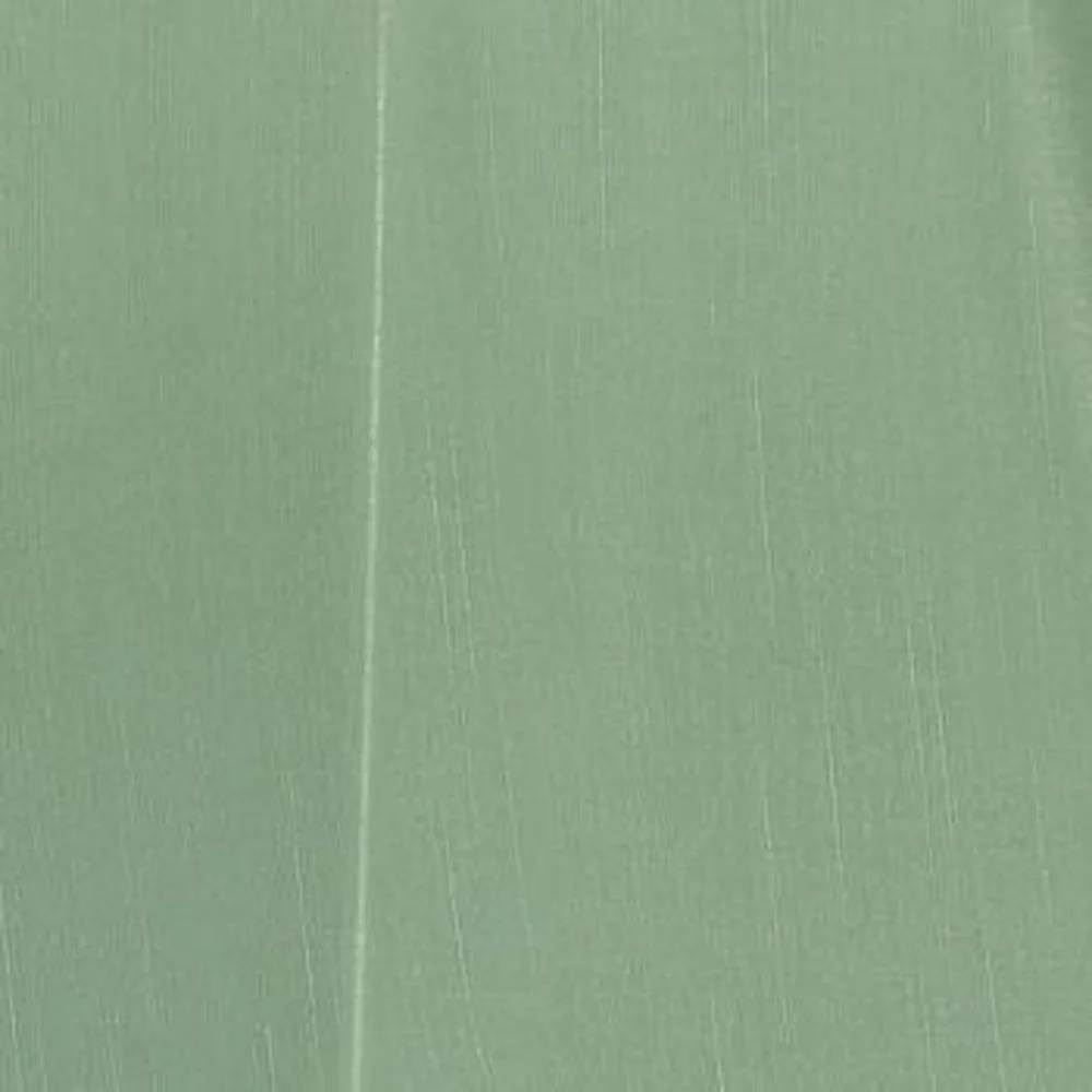 10" Sage Green Traditional Faux Silk Scalloped Lamp Shade 25cm - Image 2