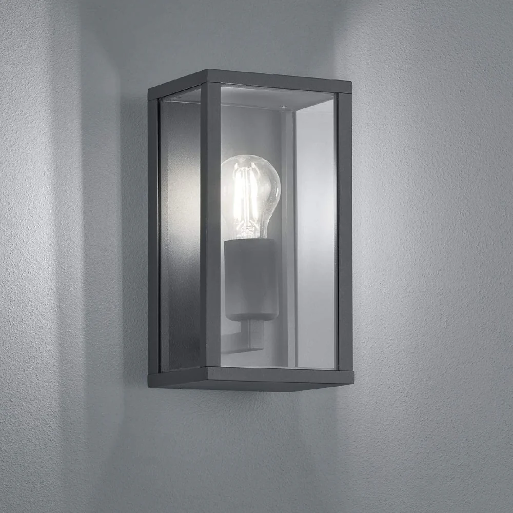 Britalia BR201860142 Anthracite Outdoor Vintage Rectangular Wall Light IP44 - Image 2