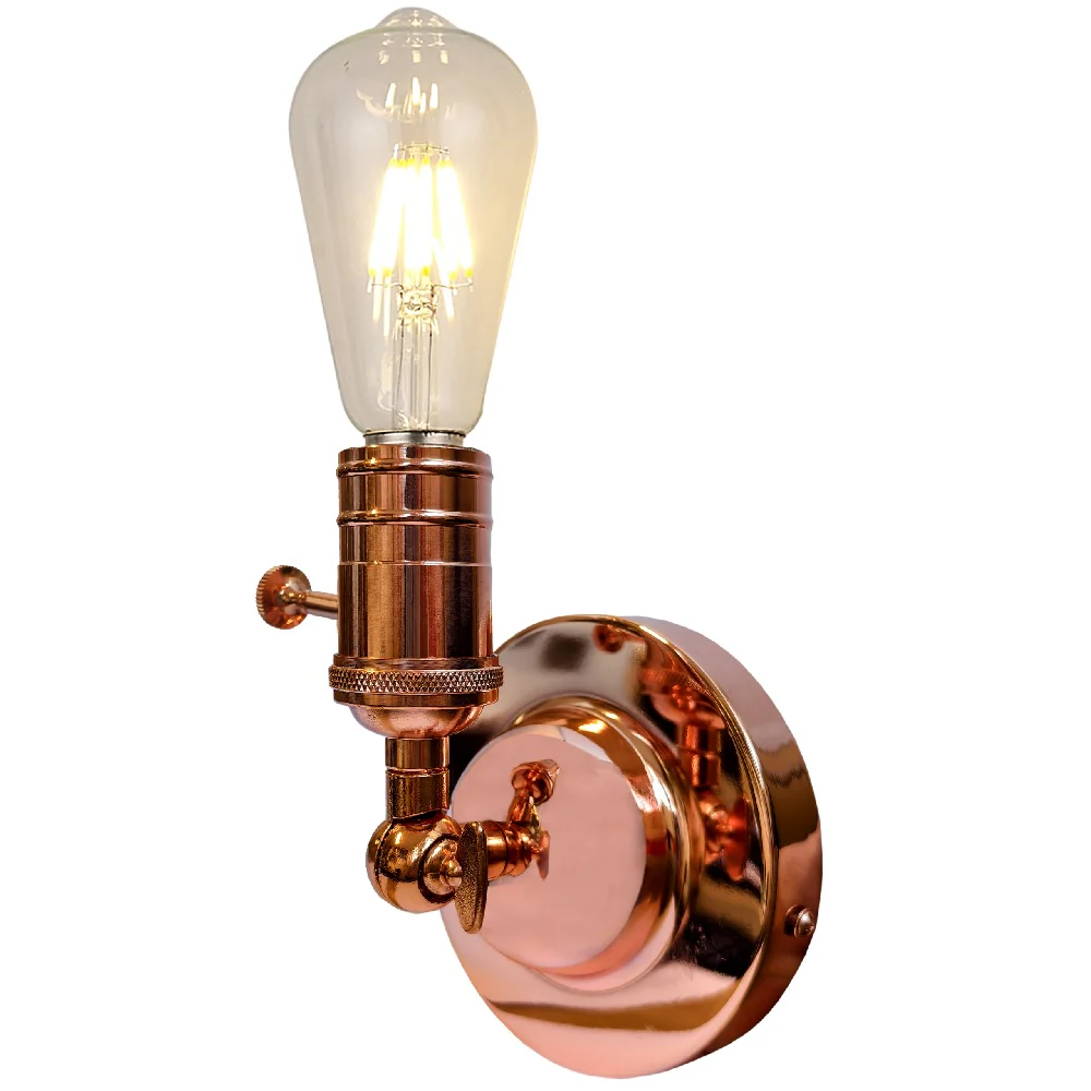 Britalia BR3023COP Copper Vintage Retro Wall Light Bracket