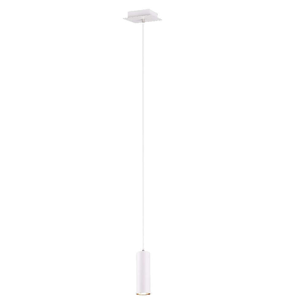 Britalia BR312400101 White Modern Cylindrical Pendant Spot Light 6cm - Image 2