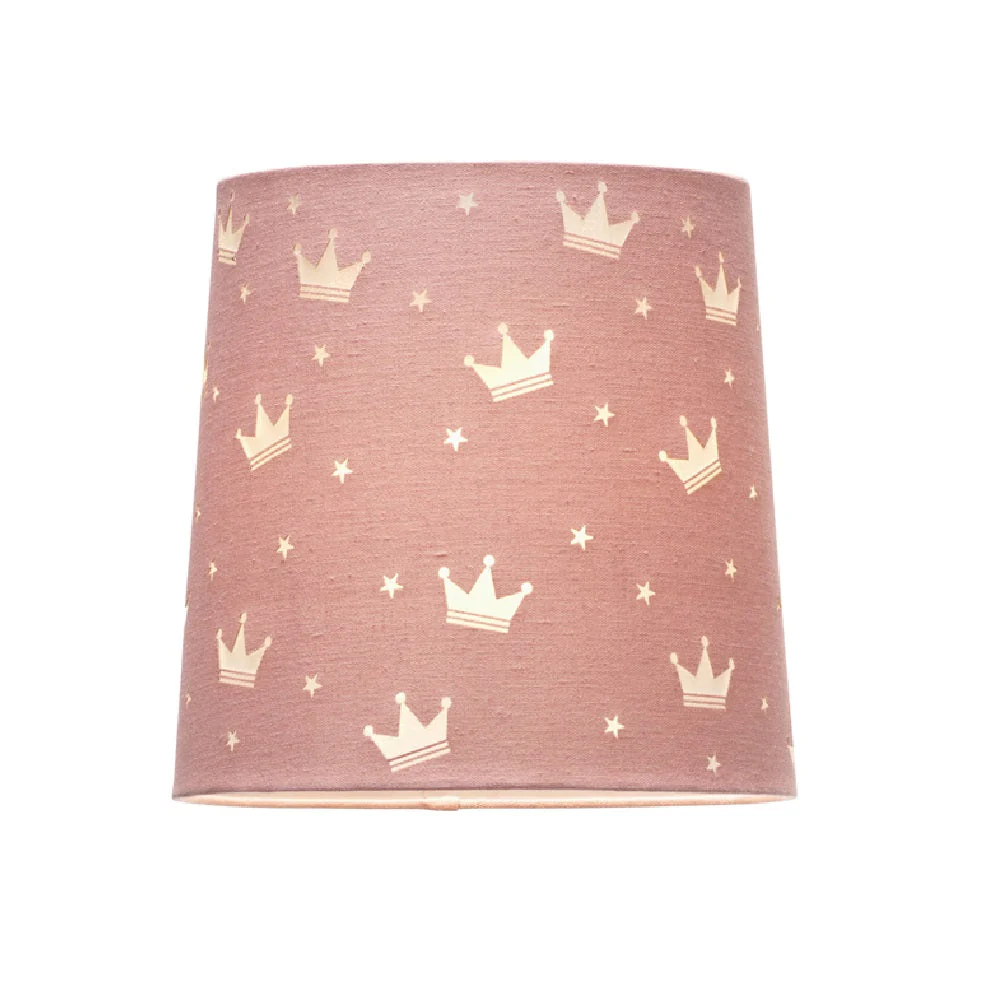 Britalia BR470 PI Pink Princess Crown Design Easy Fit Kids Pendant Shade 23cm - Image 2