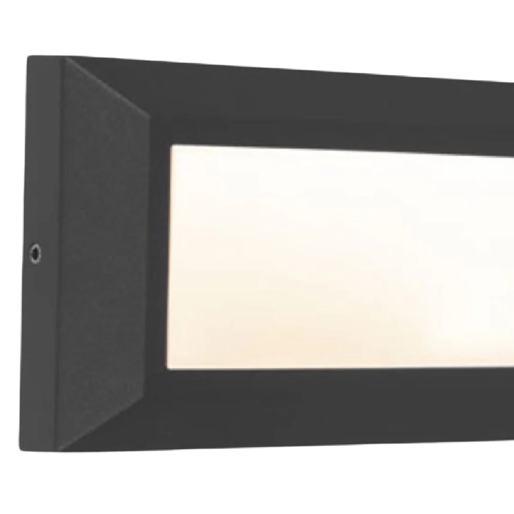 Britalia BR5191605012 LED Matt Black Outdoor Rectangular Surface Mount Brick Light - Image 2
