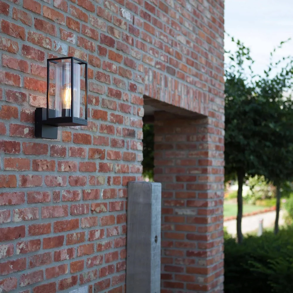 Britalia BR5288802012 Matt Black Outdoor Vintage Up Lantern Wall Light with PIR - Image 5