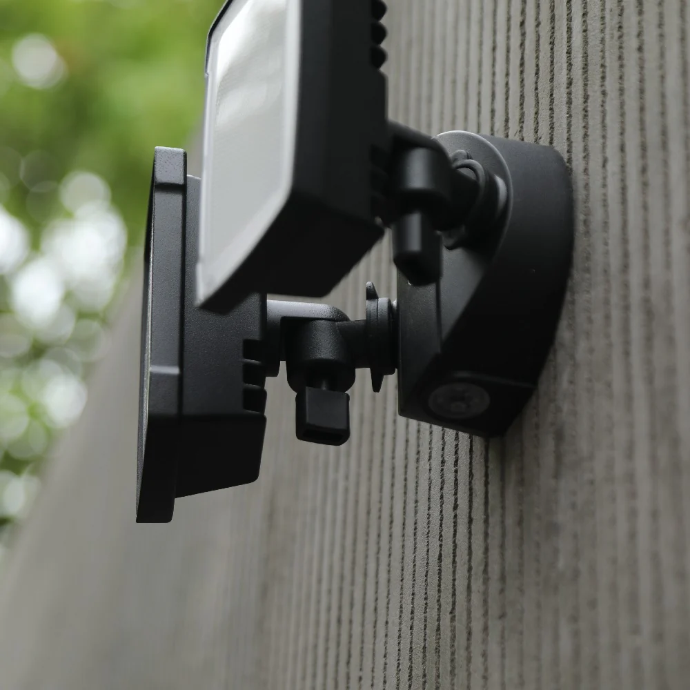 LED Matt Black Outdoor Double Head Flood Wall Light 2350lm 21W - Image 4