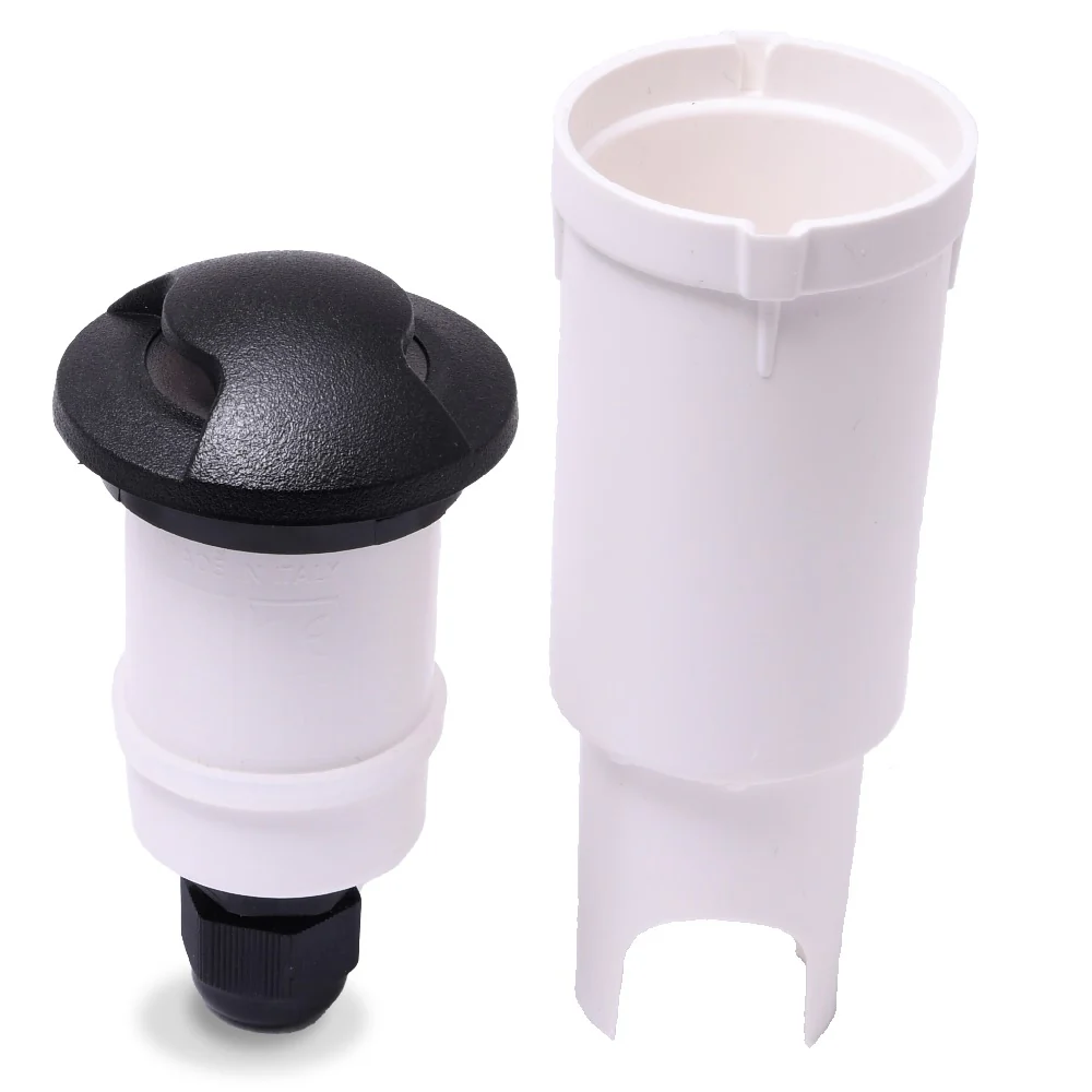 LED Black Outdoor Recessed Ground & Wall Twin Slot Light 5cm | Coastal IP67 - Image 4