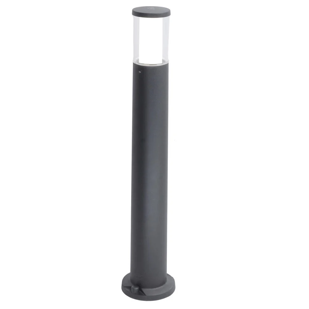 LED Black Outdoor Modern Round CCT Post Light 800mm | Coastal IP55