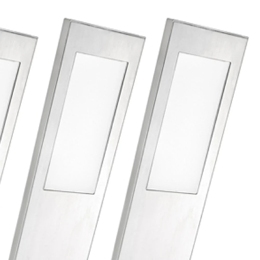 Britalia MDSU3NW 3 Pack Kit LED Stainless Steel Modern Rectangular Under Cabinet Light with Driver 170lm 4000k - Image 2