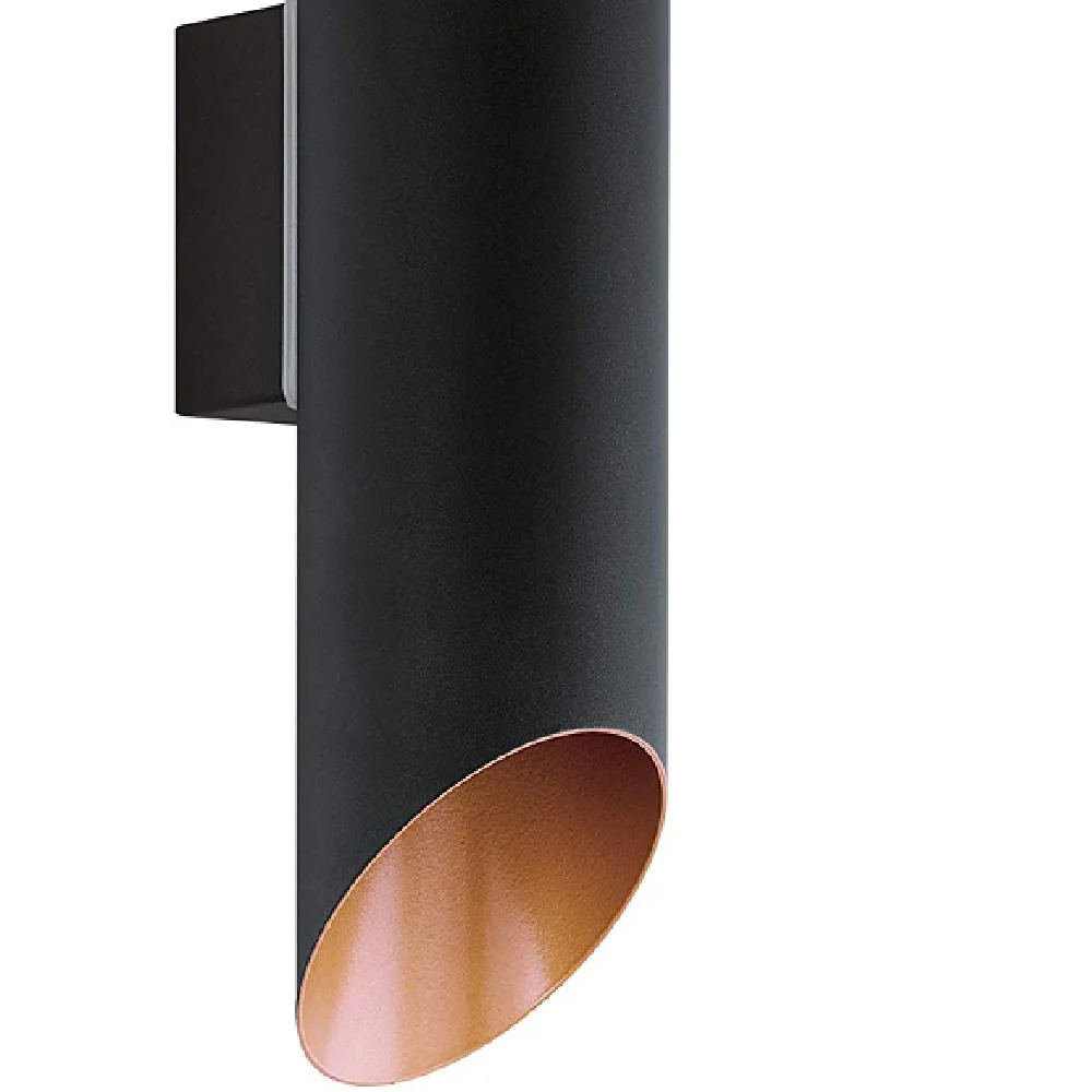 Eglo 94804 Agolada LED Outdoor Black & Copper Modern Up & Down Wall Light - Image 3