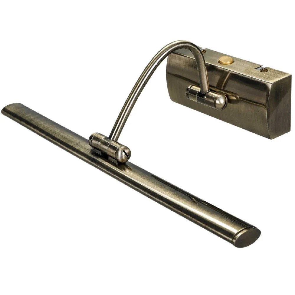 LED Antique Brass Modern Adjustable Head Picture Light 380mm - Image 3