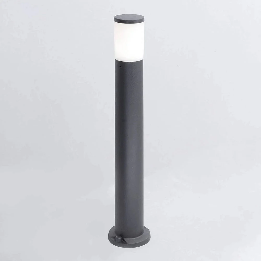 LED Black Outdoor Modern Round CCT Post Light 80cm Coastal IP55 - Image 2