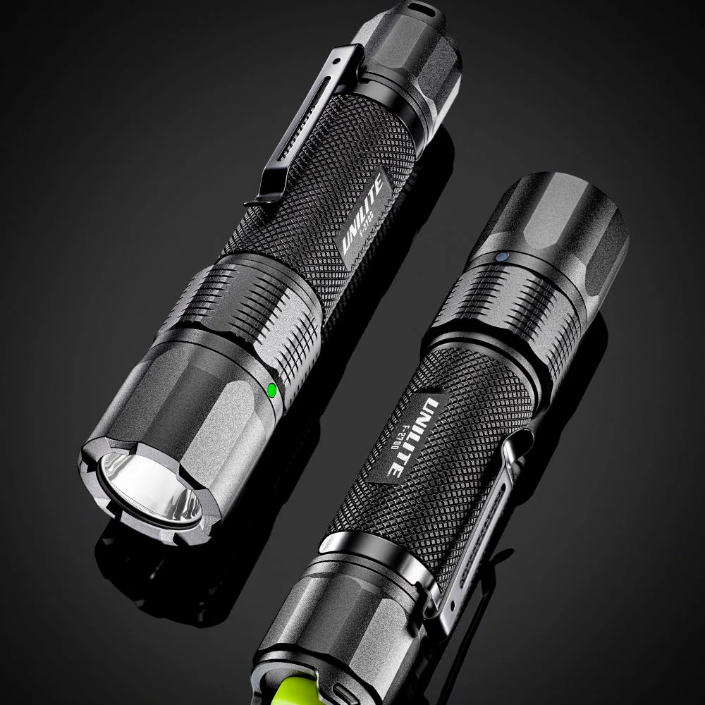 LED Black USB Rechargeable Aluminium Flashlight Torch 2700 Lumen - Image 3