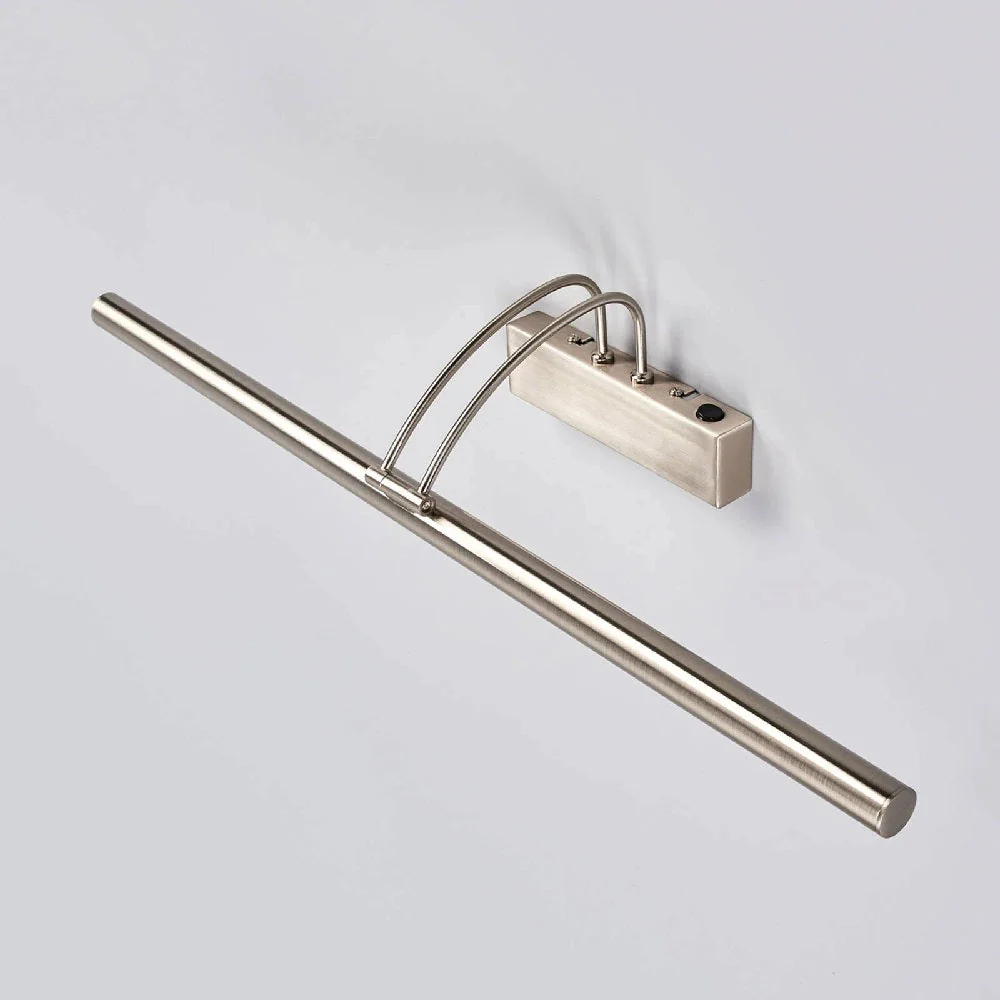 LED Satin Chrome Modern Adjustable Switched Picture Wall Light 68cm - Image 2