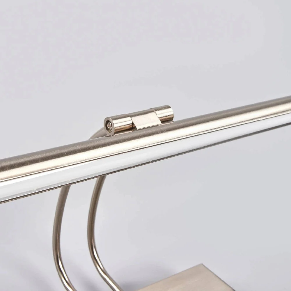 LED Satin Chrome Modern Adjustable Switched Picture Wall Light 68cm - Image 4