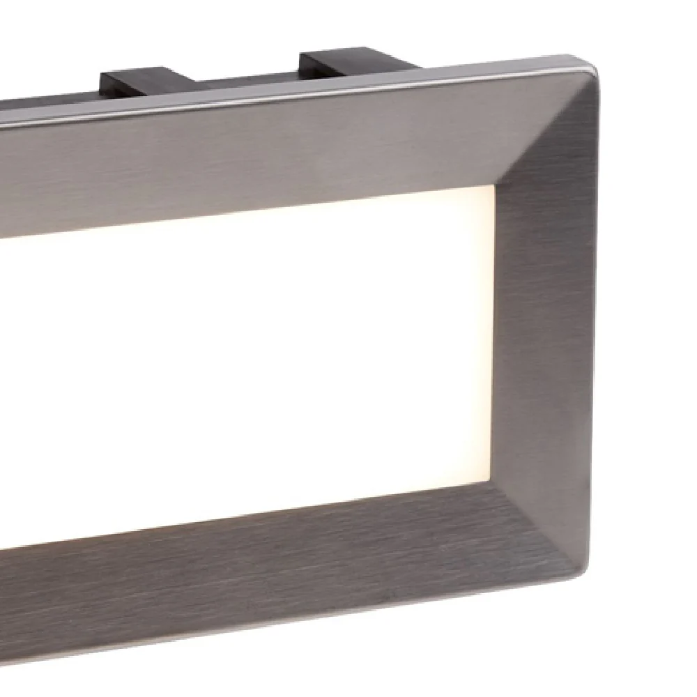 LED Stainless Steel Outdoor Rectangular Recessed Light IP65 - Image 3