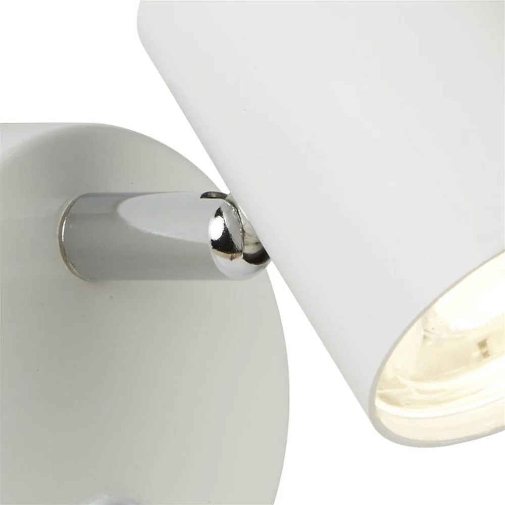 LED White Modern 1 Lamp Switched Cylinder Head Spotlight 80mm - Image 2