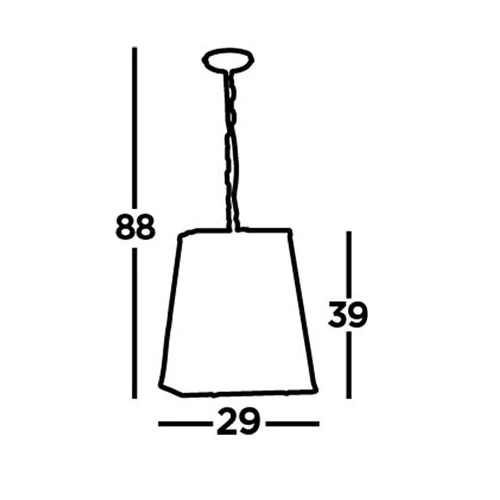 Matt Black 4 Lamp Vintage Tapered Rectangle Lantern Pendant 290mm - Image 5