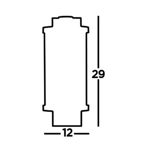 Matt Black & Glass Vintage Down Lantern Wall Light with PIR 290mm - Image 4