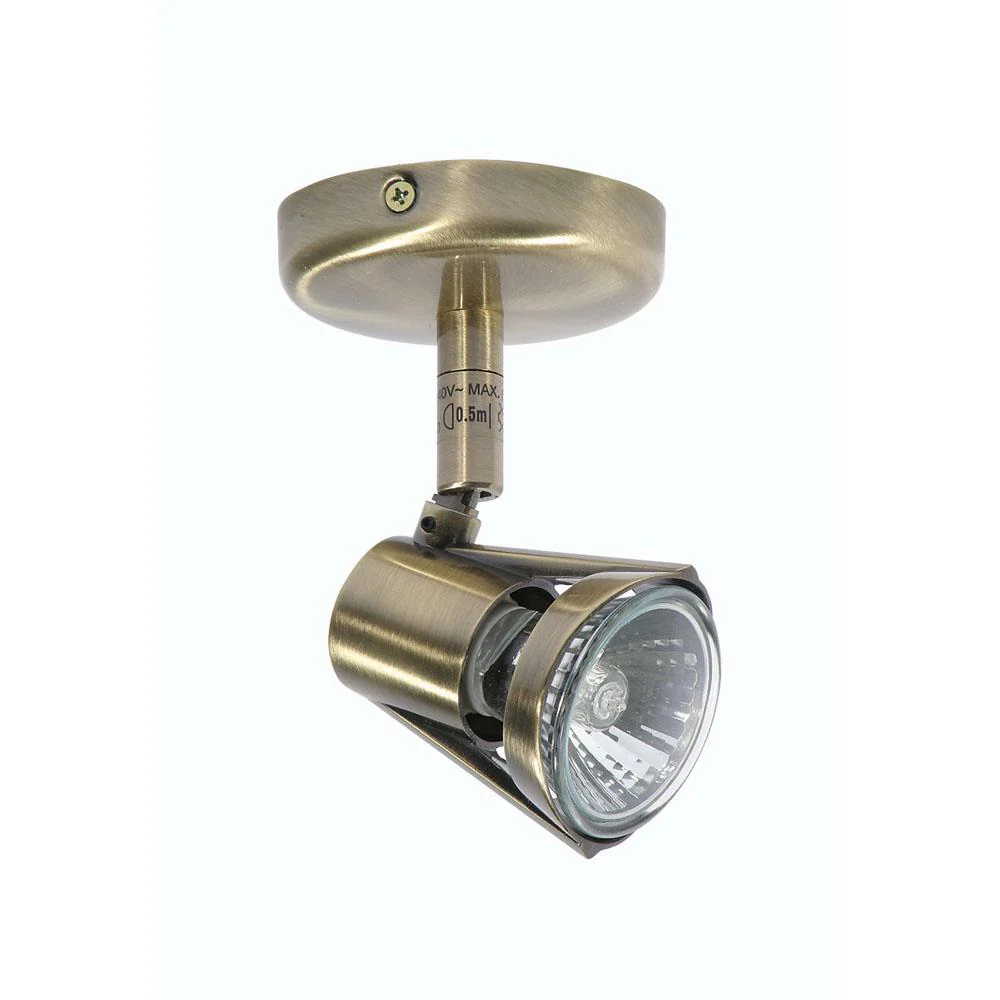 Oaks 3101 AB Romore Antique Brass 1 Lamp Spot Light