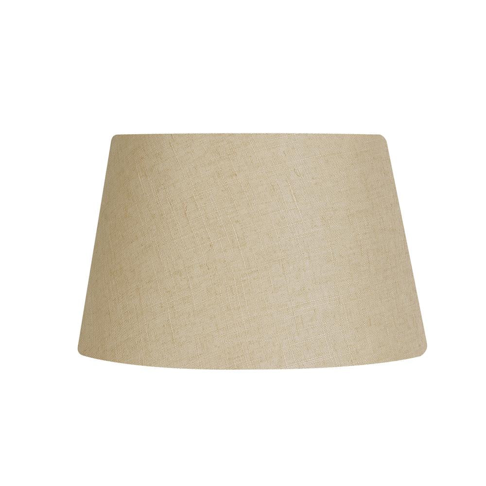 Oaks L901/12 BM Buttermilk Beige 12" Vintage Linen Drum Lamp Shade