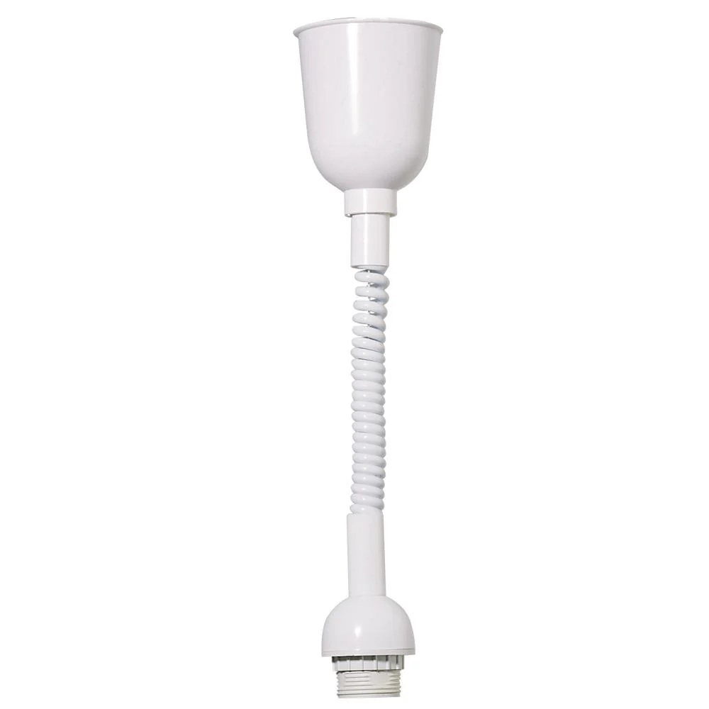 Oaks OA01 WH White Rise & Fall Pendant Unit ES Lampholder