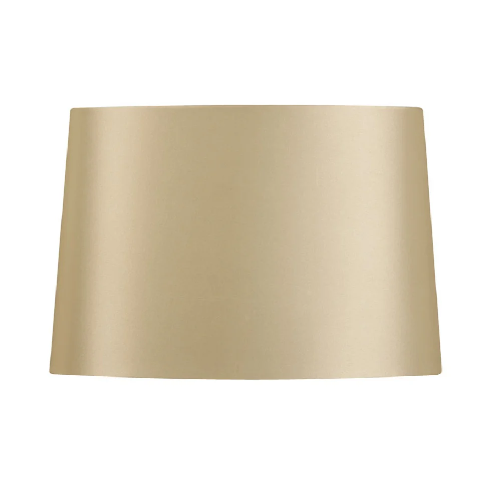 Oaks S414/10 CR Cream 10" Vintage Satin Faux Silk Oval Lamp Shade