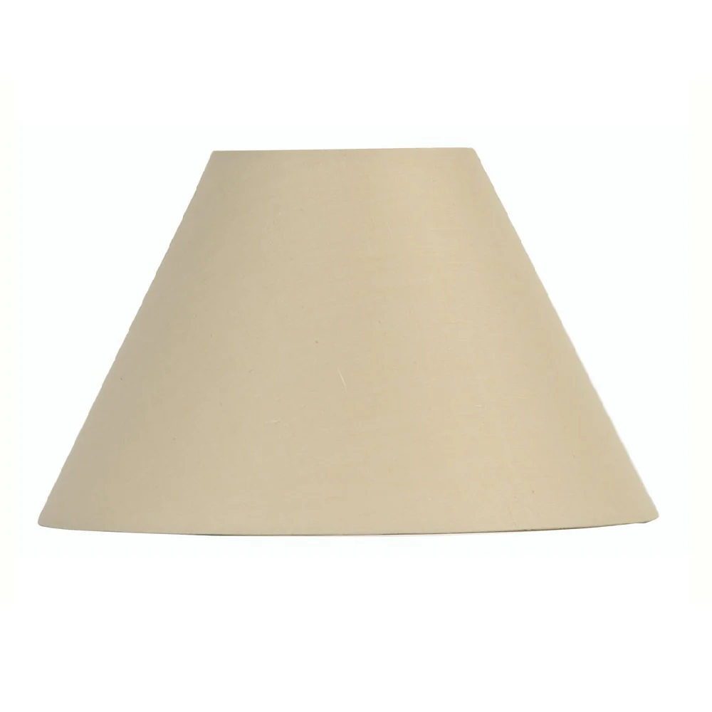 Oaks S501/12 BG Beige 12" Vintage Cotton Coolie Lamp Shade