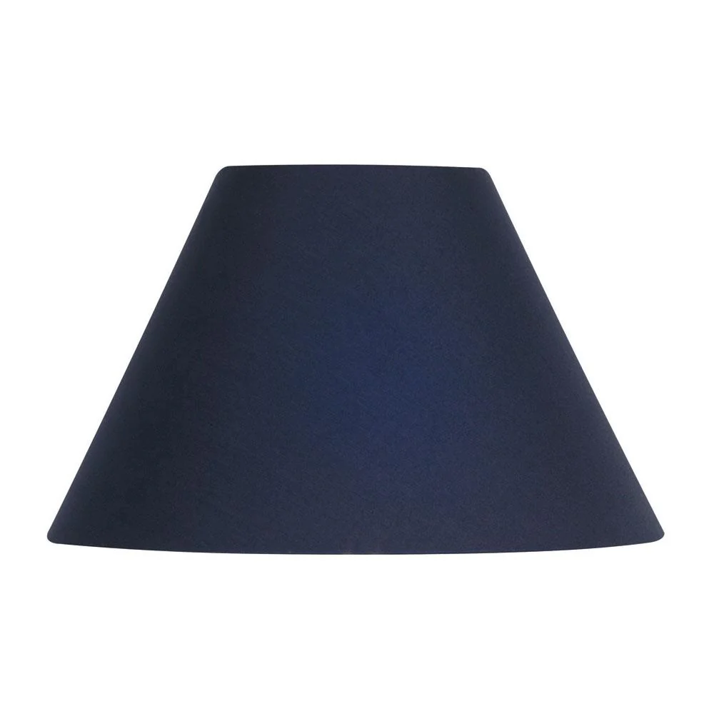 Oaks S501/8 NA Navy Blue 8" Vintage Cotton Coolie Lamp Shade