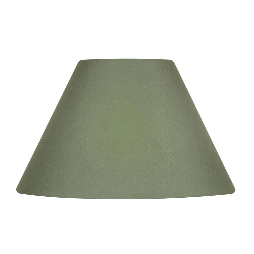 Oaks S501/8 SE Sage Green 8" Vintage Cotton Coolie Lamp Shade