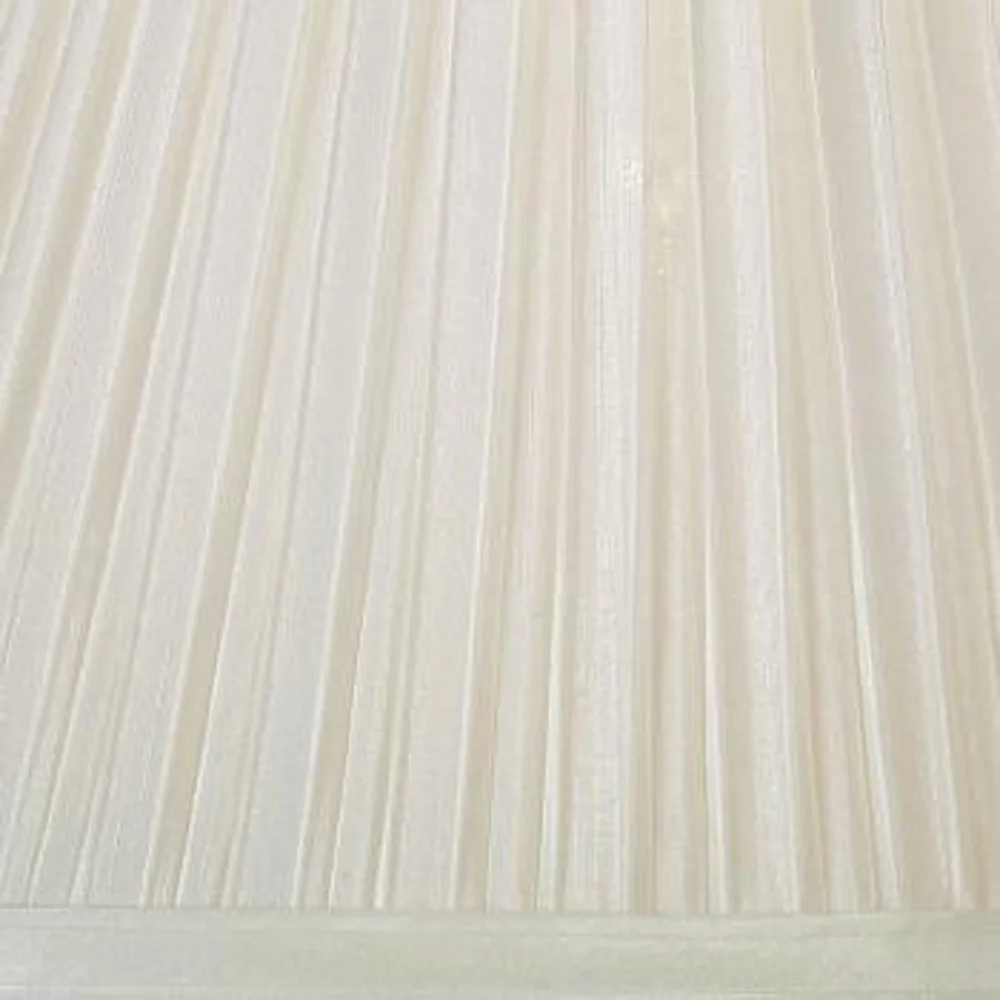 Oaks S650/5 IV Ivory 5" Faux Silk Box Pleat Clip On Lamp Shade - Image 2