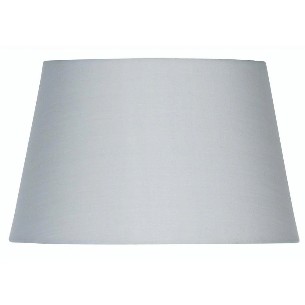 Oaks S901/10 SG Soft Grey 10" Vintage Cotton Drum Lamp Shade