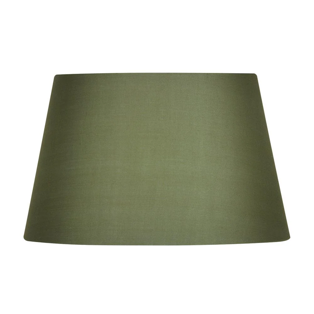 Oaks S901/12 SE Sage Green 12" Vintage Cotton Drum Lamp Shade
