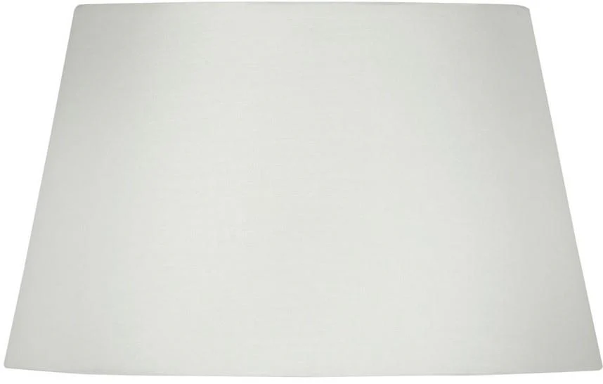 Oaks S901/12 WH White 12" Vintage Cotton Drum Lamp Shade
