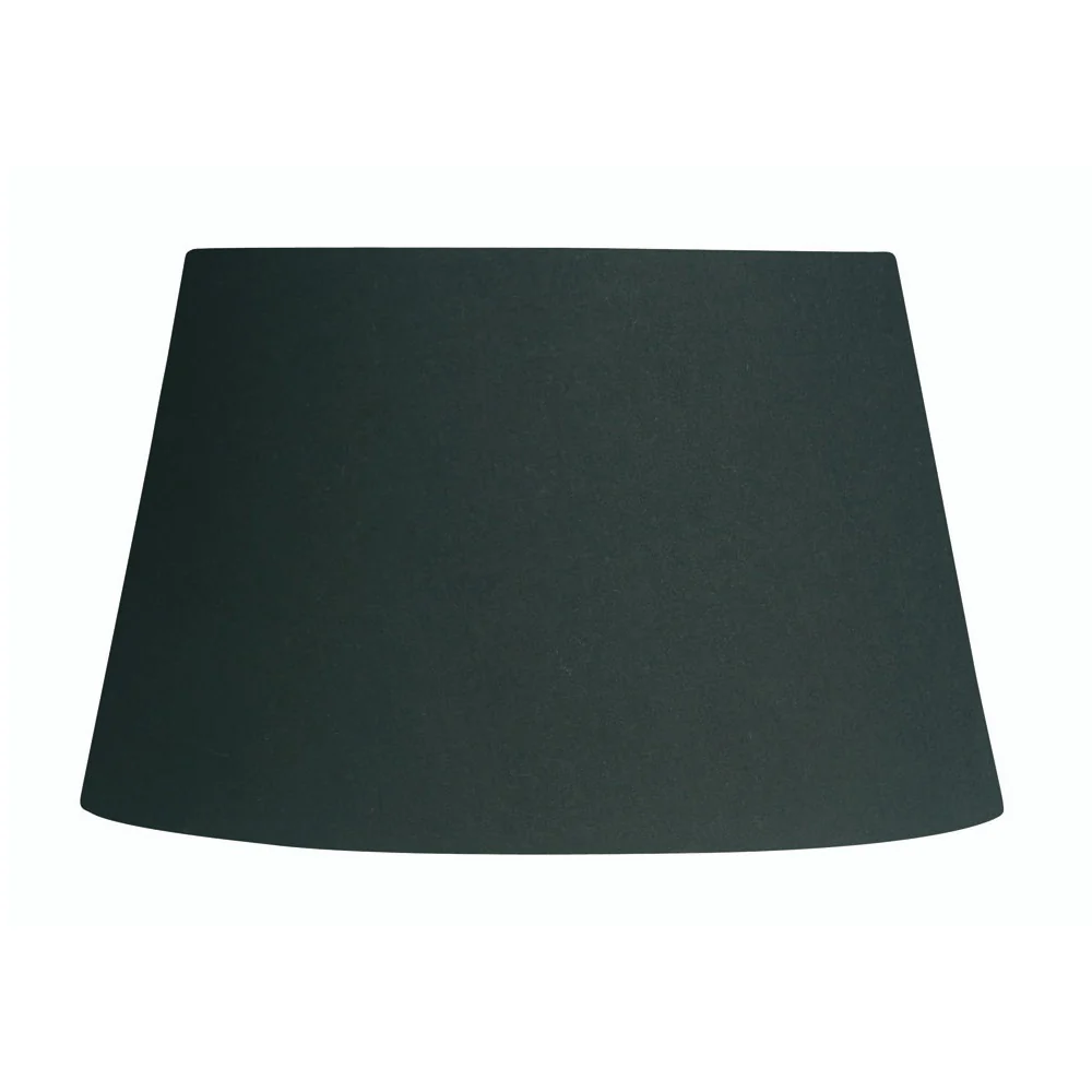 Oaks S901/14 BK Black 14" Vintage Cotton Drum Lamp Shade