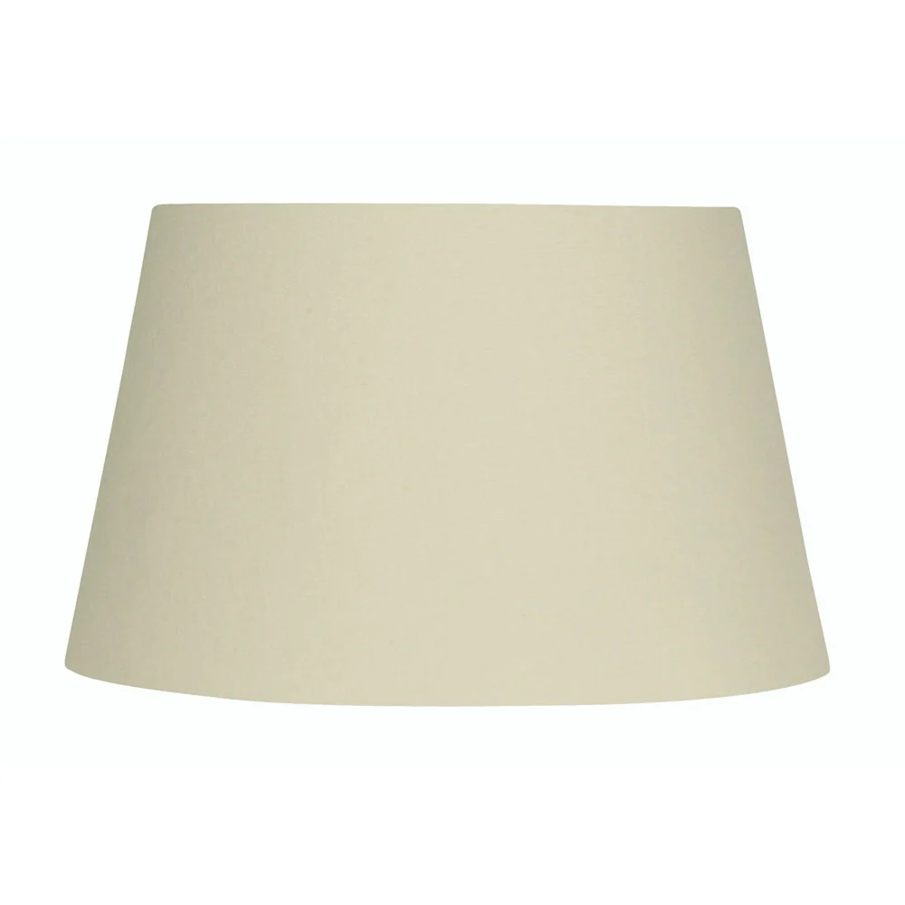 Oaks S901/14 CR Cream 14" Vintage Cotton Drum Lamp Shade