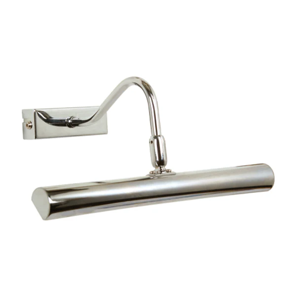 Polished Chrome Vintage Adjustable Picture Light 28cm
