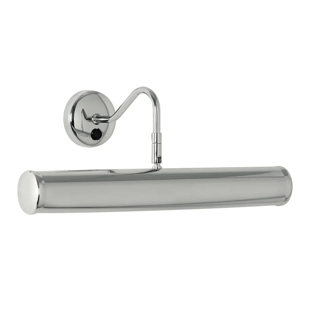 Polished Chrome Vintage Switched Adjustable Picture Light 39cm