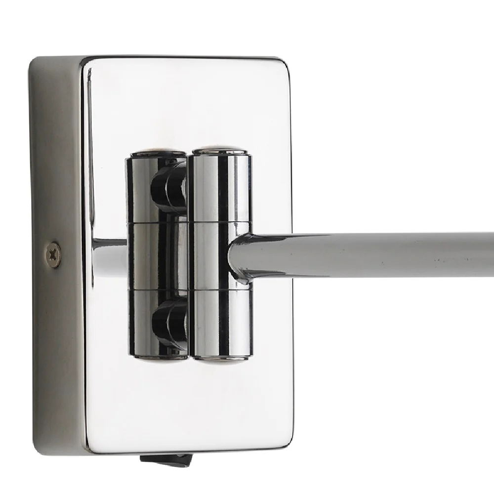 Polished Chrome Vintage Switched Swing Arm Wall Light Bracket - Image 2