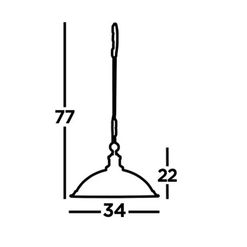 Satin Chrome & Acid Glass Vintage Dome Pendant Ceiling Light 34cm - Image 5