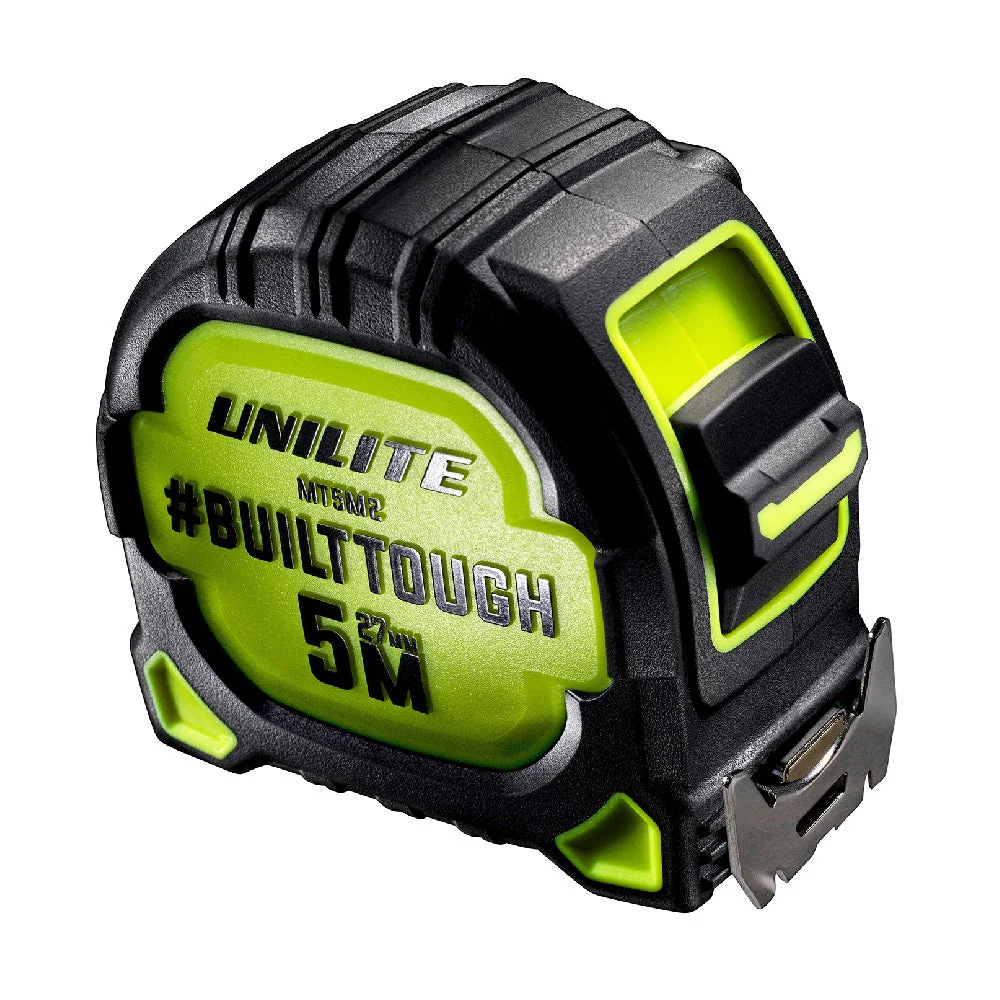 Unilite MT5M2 Heavy Duty 5 Metre Tape Measure | 27mm Wide Blade