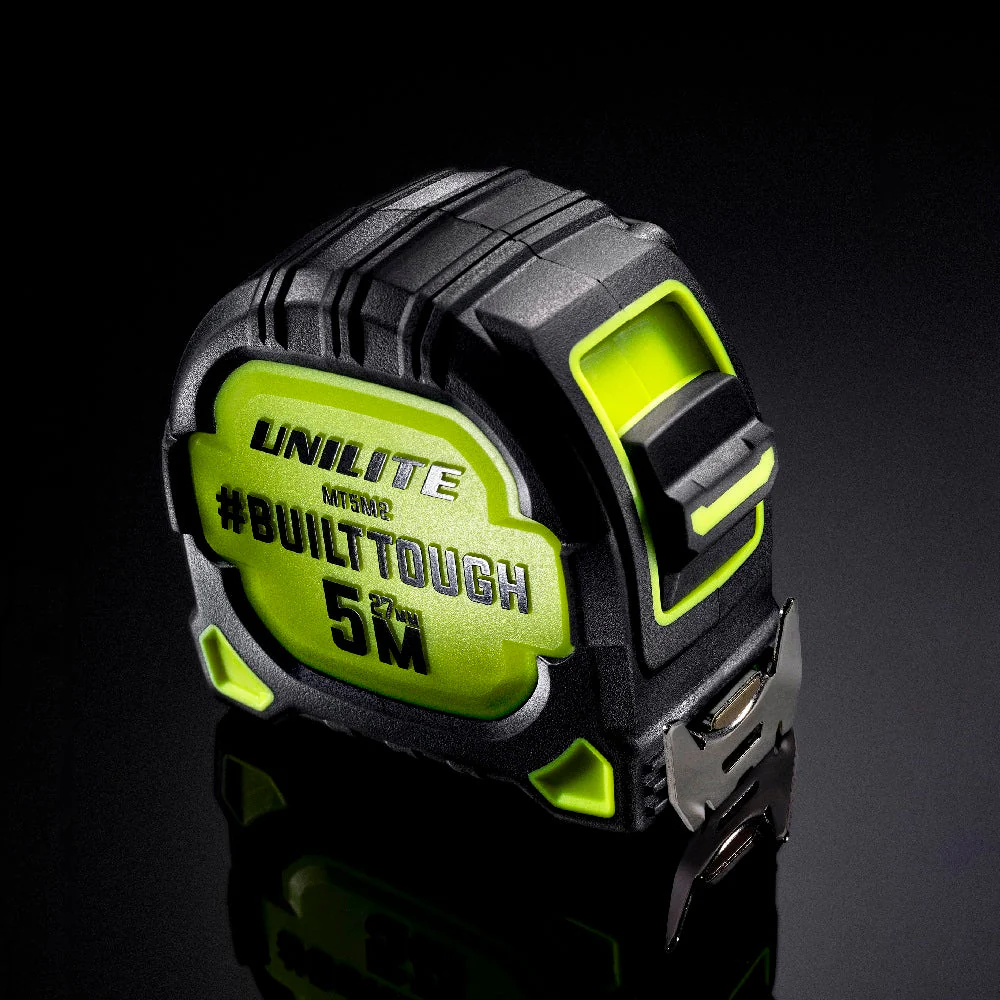 Unilite MT5M2 Heavy Duty 5 Metre Tape Measure | 27mm Wide Blade - Image 2