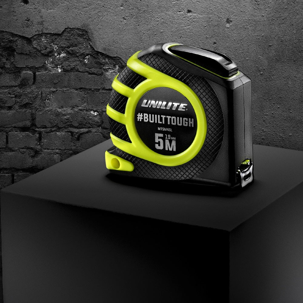 Unilite MT5M4SL Heavy Duty 5 Metre Tape Measure | 19mm Wide Blade | Imperial & Metric - Image 3