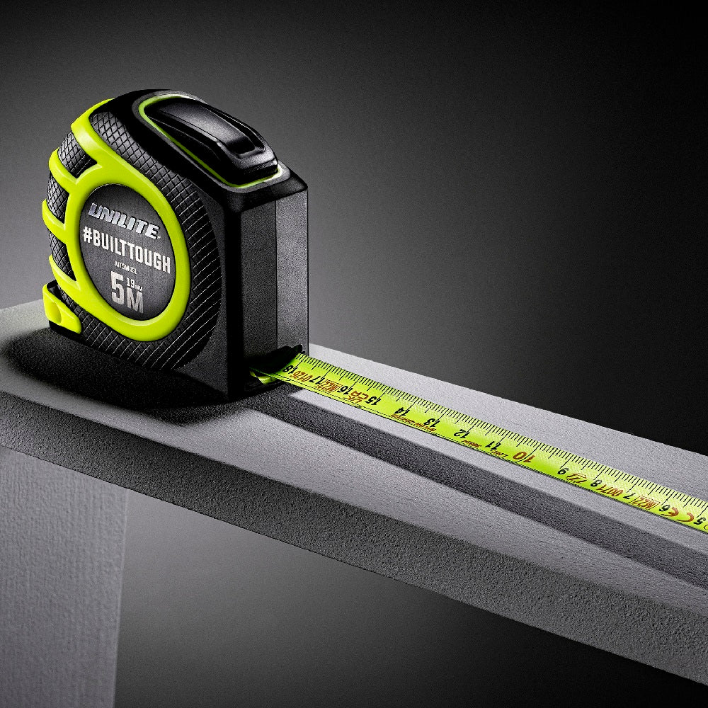 Unilite MT5M4SL Heavy Duty 5 Metre Tape Measure | 19mm Wide Blade | Imperial & Metric - Image 4