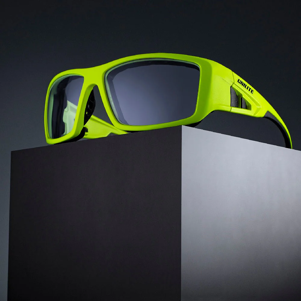 Unilite SG-YFG Safety Glasses with Clear Lens & Foam Gasket UV Protection Anti Scratch Anti Fog Lens - Image 3